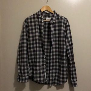 Good fellow Checkered Button Down Shirt Sz M